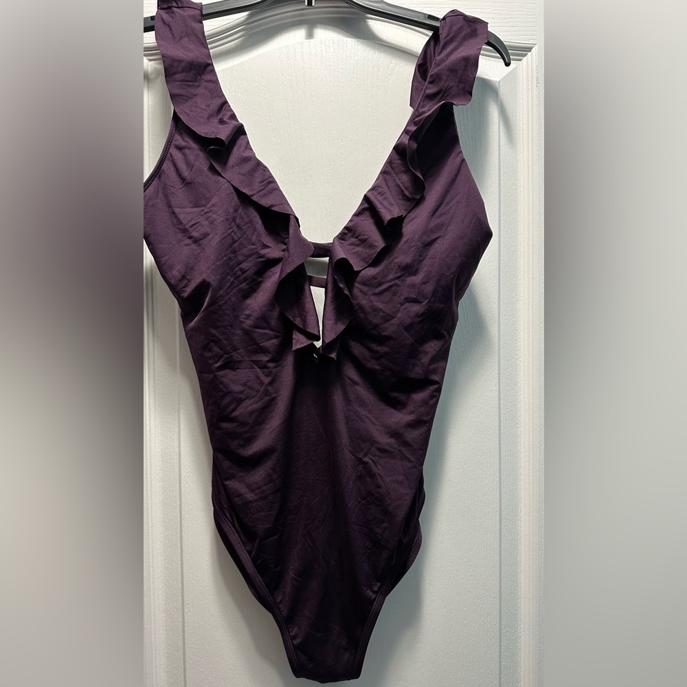 two one piece swimsuits beautiful colors